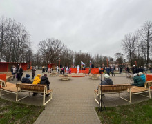 Новое общественное пространство открыли в Белогорке.