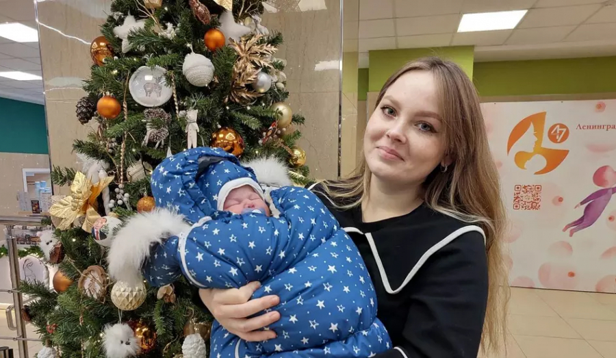 В городе Гатчина родился 4000-й малыш.