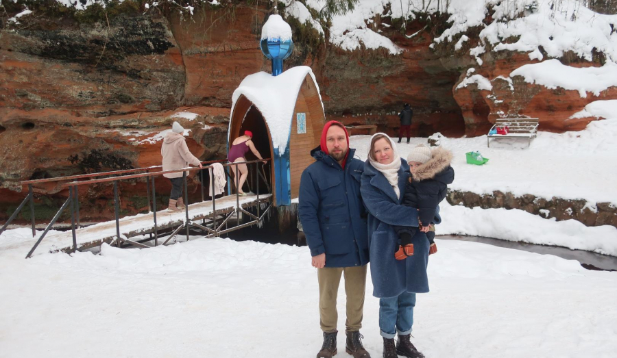 Крещенские купания в селе Рождествено.
