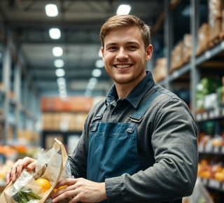  Грузчик в продуктовый магазин (ежедневные выплаты)