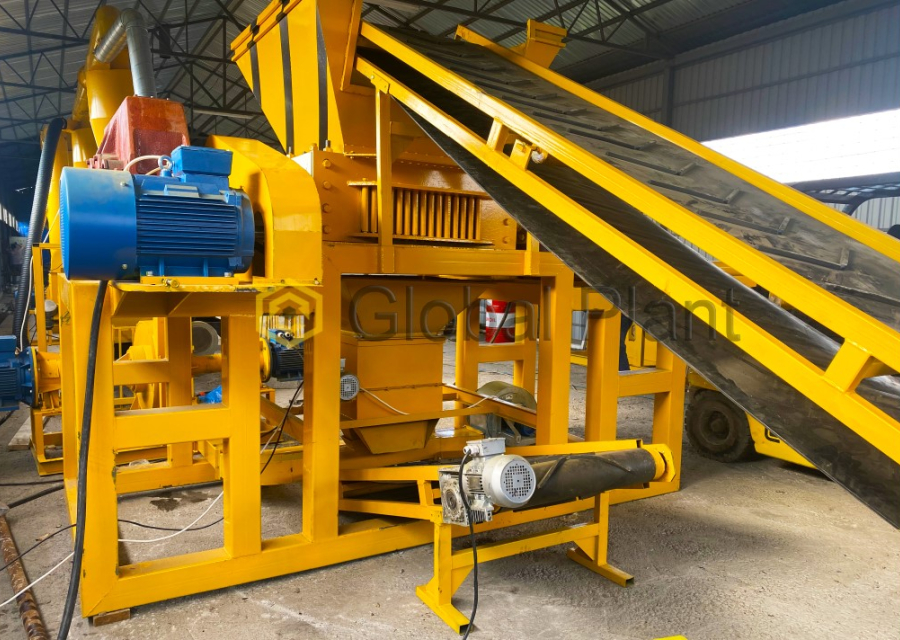 Измельчитель для переработки резины и ТБО 500