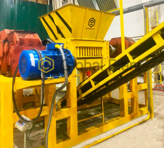 Измельчитель для изношенных шин и ТБО 1000 