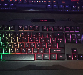 Мембранная клавиатура + мышь в подарок