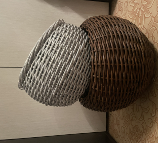 Кашпо из ротанго 