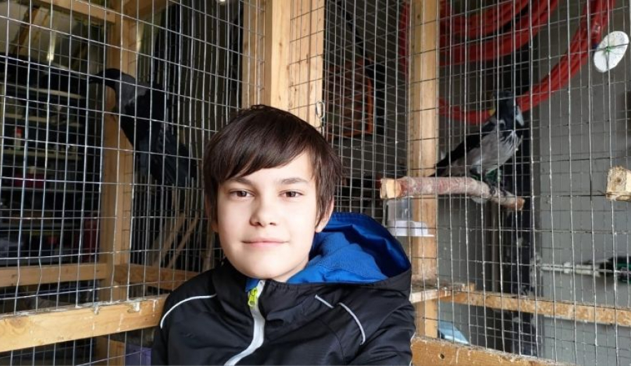 Богдан Горпинич, семья и пернатые питомцы