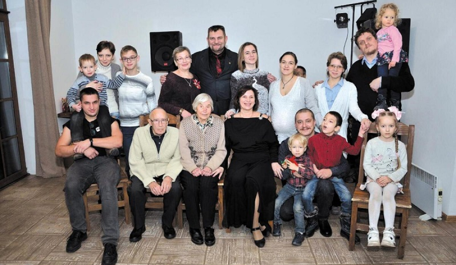 Большое счастье большой семьи.